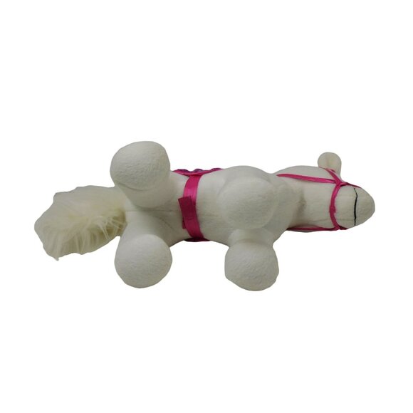 Pucci Pups White Pony /Horse Plush 10" Stuffed Animal - Picture 7 of 7